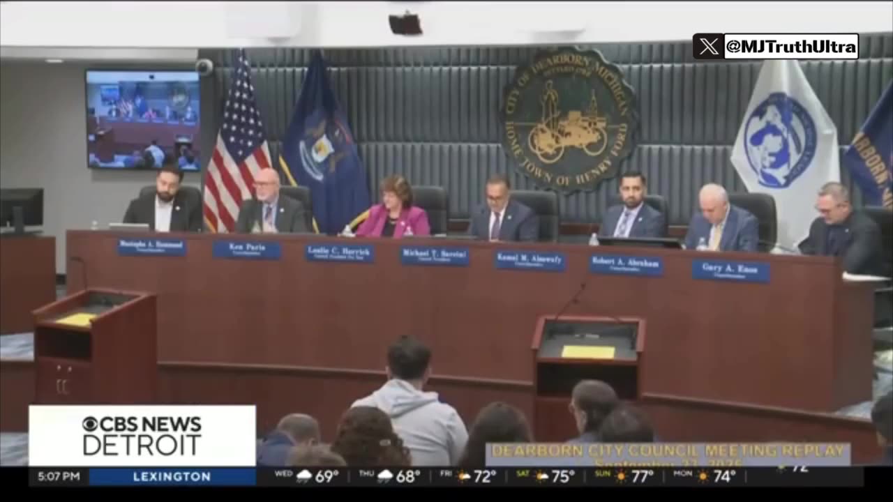 Dearborn, Michigan - fighting with City Council, majorly Muslim, to stop the Islamic Call to Prayer