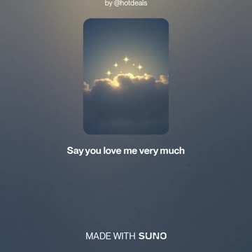 ✨ Say you love veryyy much ✨