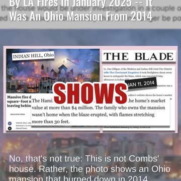 Fact Check: Photo Does NOT Show Sean 'Diddy' Combs' Home Destroyed By LA Fires In January 2025