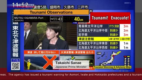 Japan Sounds Alarm of Major Incoming Tsunami After Massive Earthquake Strikes