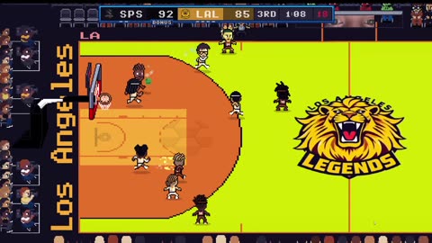 Green Hoopland Season 2: Rivals game day 25 (13-8) Sao Paulo Serpants @ (19-4) Los Angeles Legends