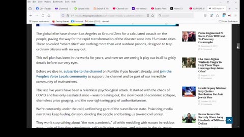 WEF Insider Reveals LA Wildfires Were Engineered to Seize Land for 15-Minute Cities