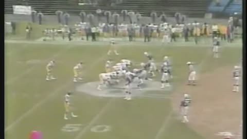 1981 SAN DIEGO CHARGERS AT BALTIMORE COLTS