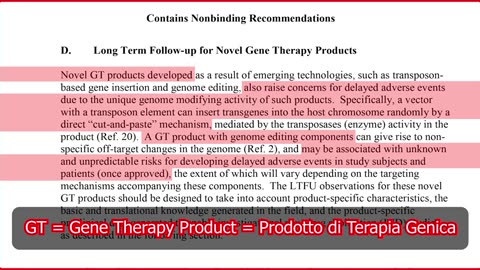 💥FDA:The Vaccines Are Gene Therapy Experiments- i vaccini C0VlD sono terapie geniche sperimentali! 💥