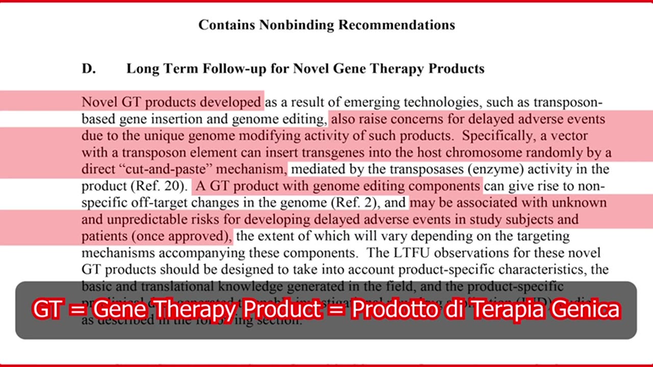 💥FDA:The Vaccines Are Gene Therapy Experiments- i vaccini C0VlD sono terapie geniche sperimentali! 💥