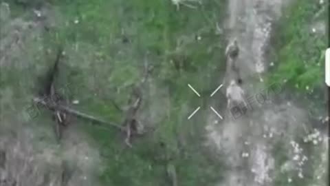 Russian Soldiers Running Around on Crutches