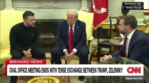 Tensions boil over between Trump, Vance and Zelensky at the White House