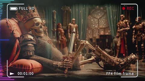 Bone Parade: Surreal Skeletons & Epic Music – A Dark Fantasy AI Art Journey! Follow & Like for More