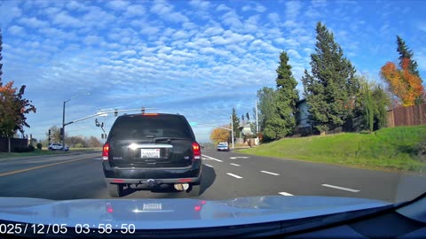 Dash Cam Video Driving Around Redding CA 12/5/2025