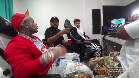 Adin Ross x 6ix9ine x Akademiks stream