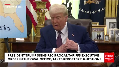 Trump Discusses U.S. Tariffs Relationship With India- Whatever They Charge Us, Were Charging Them