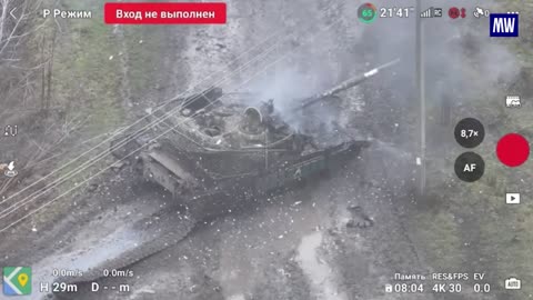 Objective control of the destruction of a T-72 tank