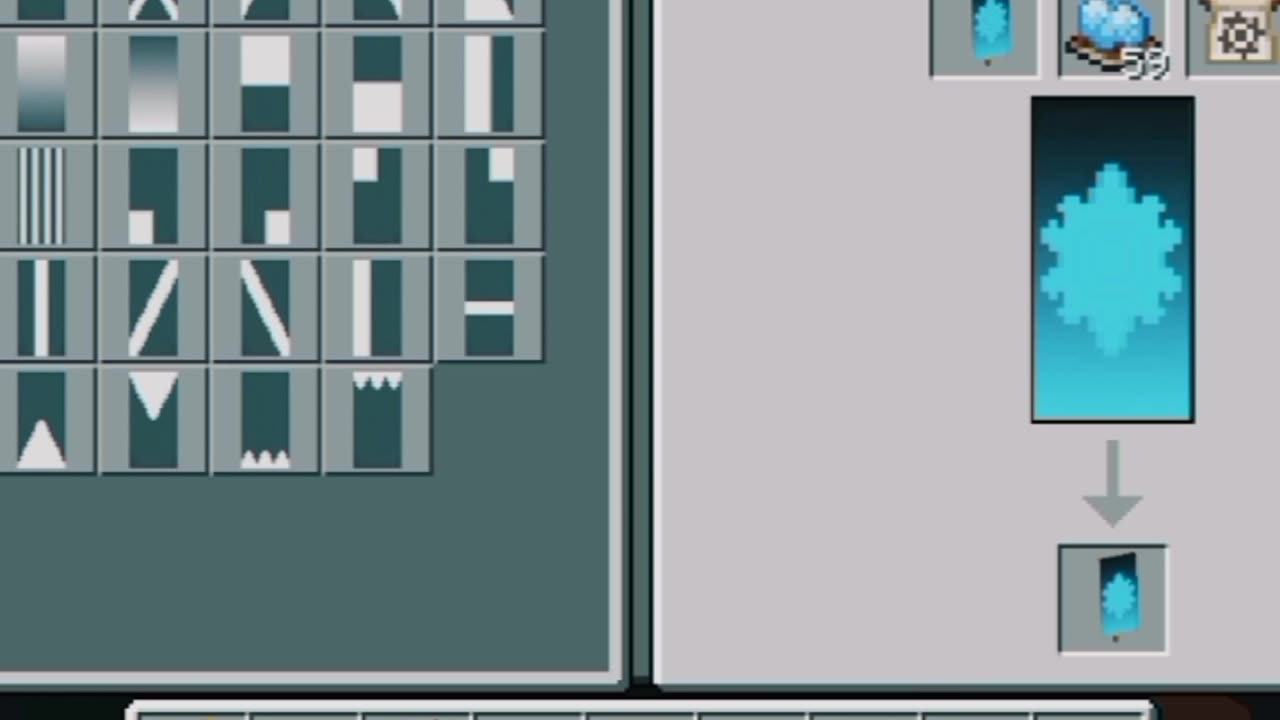 Modern banner making in Minecraft Game
