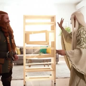 🧝‍♂️🪓 Elf & Dwarf Build IKEA Furniture — Fantasy Meets Flat-Pack Fail! 😂 | AI Comedy Short
