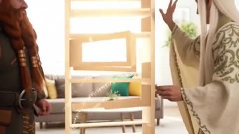 🧝‍♂️🪓 Elf & Dwarf Build IKEA Furniture — Fantasy Meets Flat-Pack Fail! 😂 | AI Comedy Short