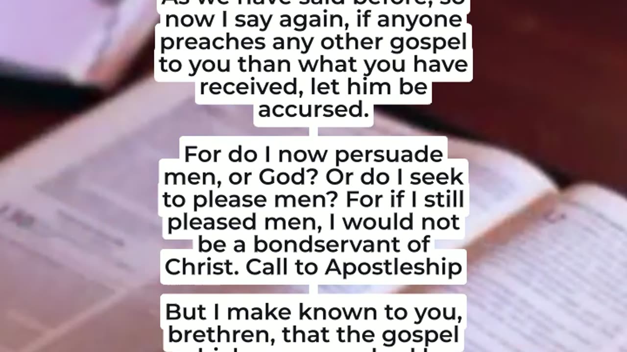 NO OTHER GOSPEL