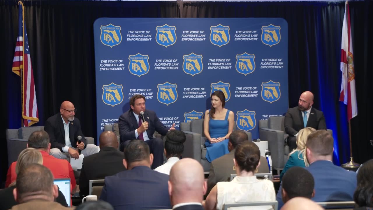 Governor DeSantis, First Lady DeSantis, and Lt. Governor Collins Speak at PBA Leadership Conference