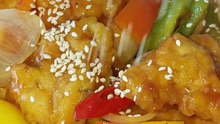 Super Easy Extravagant Chicken Sweet and Sour Recipe #food #recipe #shorts