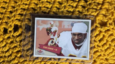 DEION SANDERS , NFL FOOTBALL CARD