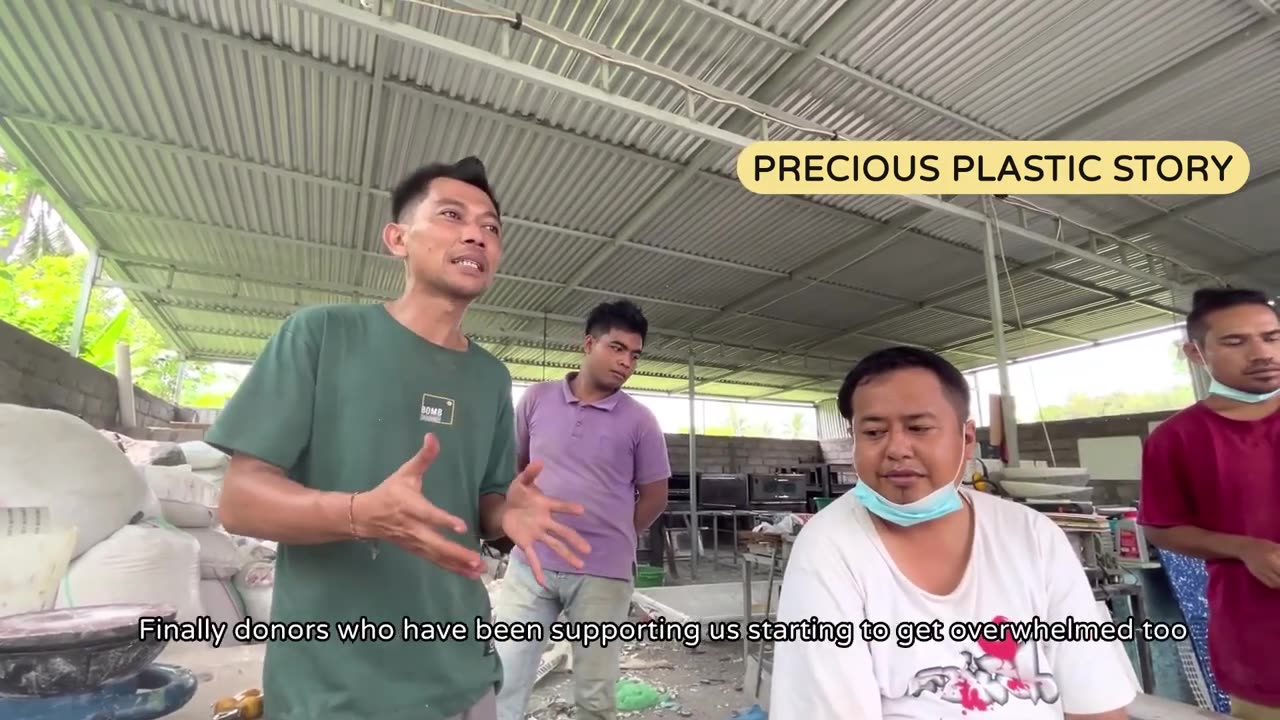 Prosthetic legs from plastic waste