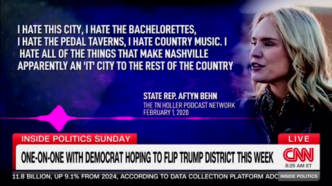 Aftyn Behn won't say it was a "mistake" to say that she hates Nashville.