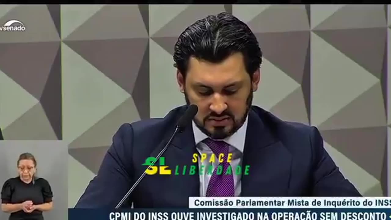 Investigado na CPMI do INSS diz que doou R$ 100 mil reais para o PT e o PP nas eleições
