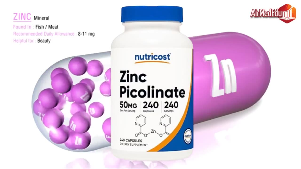 Zinc Picolinate Effects, Applications and Benefits, Dosage, Side Effects