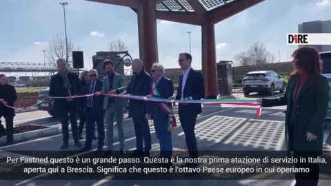 Castenedolo (BS) - GENERGIA. AUTO ELETTRICHE A RICARICA FASTNED SULLA A4 A BRESCIA EST (27.02.25)