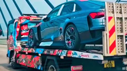 Unleashing Performance: Audi Sport Shipping Takes You On the Road!🚚🔥
