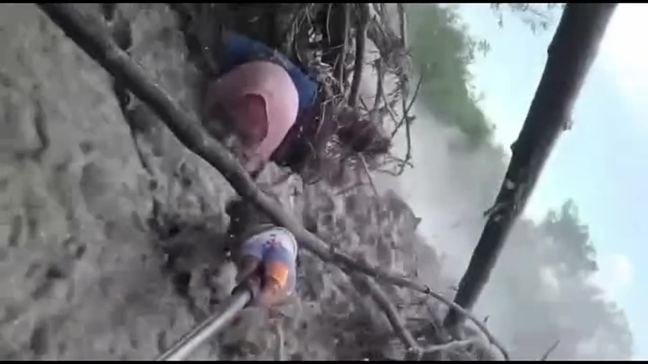 Moment before disaster