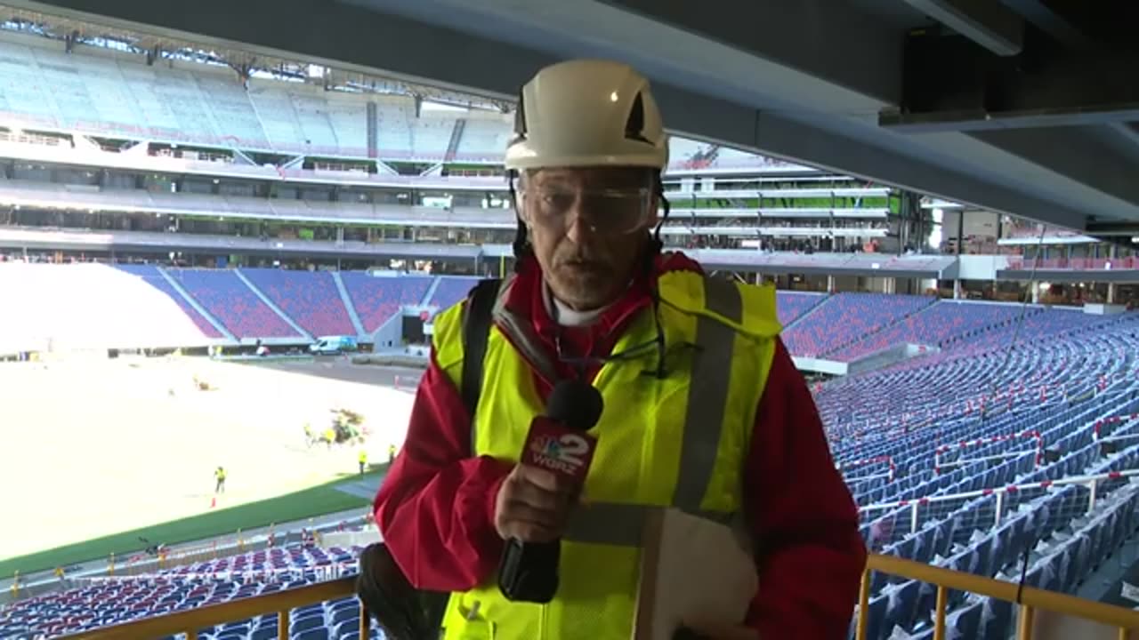 An inside look at progress on the new Bills stadium