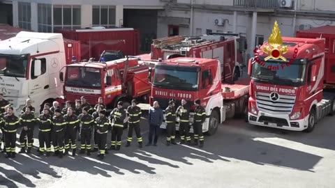 Genova - IL CAPO DEL CORPO INCONTRA I VIGILI DEL FUOCO RINVIATI A GIUDIZIO (07.02.25)