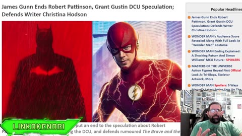 James Gunn Gives Update On Robert Pattinson, Grant Gustin And Supports Christina Hodson