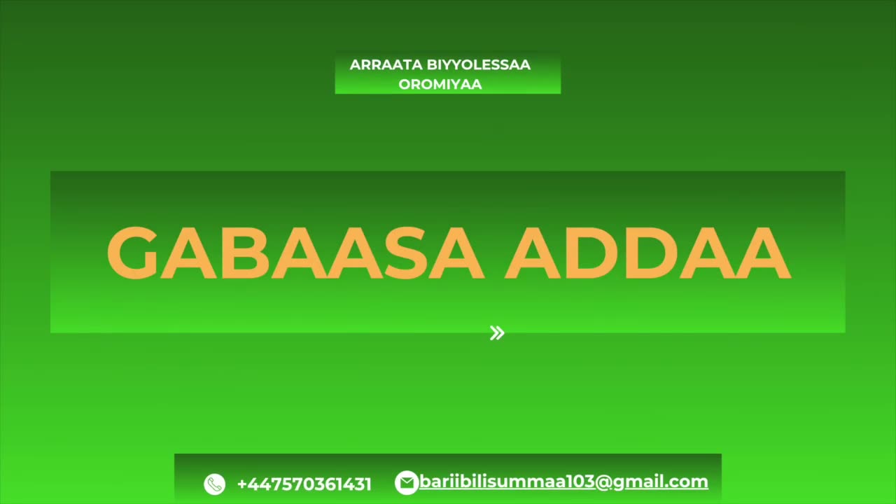 Gabaasa Ammee ONM-ABO Onkoloolessa 7-2025 itti dhiyaadhaa!