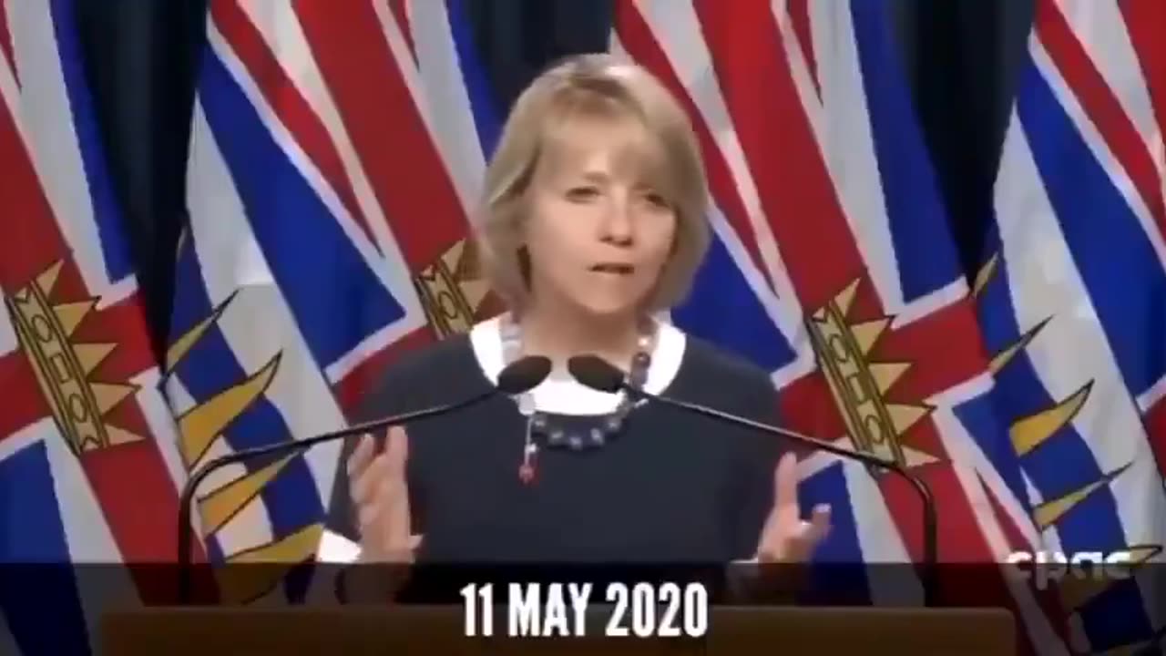Dr. Henry in BC was telling the truth at first, but something changed along the way...🤷♂️