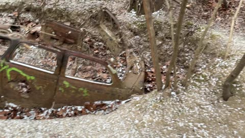 January 17, 2026 - A Long Abandoned Car Along Avon, Indiana’s White Lick Creek