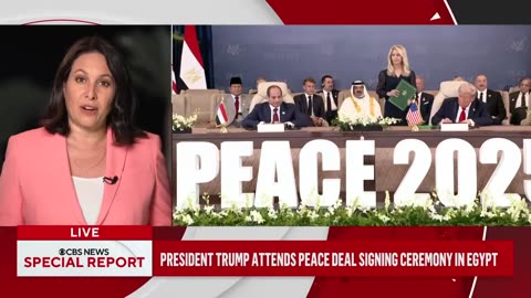 Trump Participates in a Gaza Peace Deal Signing