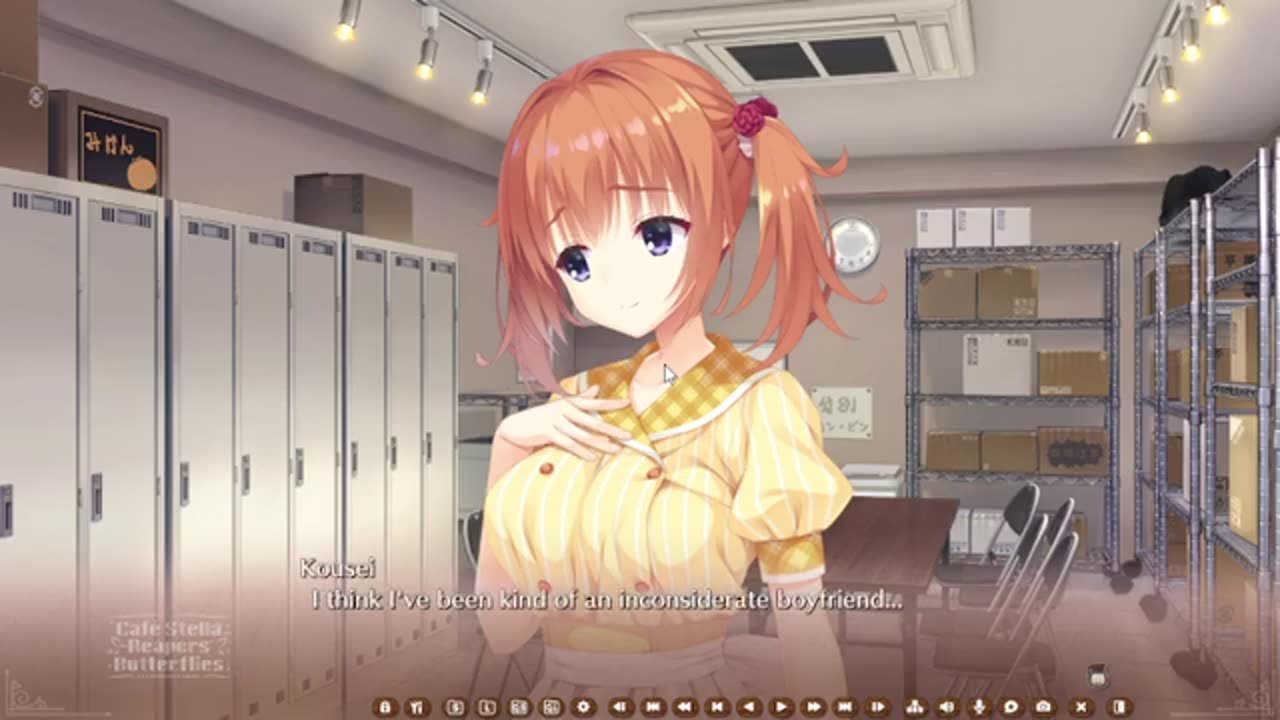 Locker Room action with Nozomi Cafe Stella and the Reapers Butterflies_ part #59[Nozomi Route]
