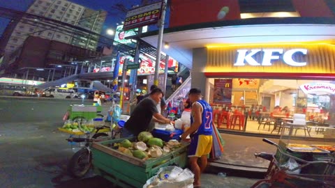 P. Campa Street corner Espana Boulevard in Manila City in the Philippines