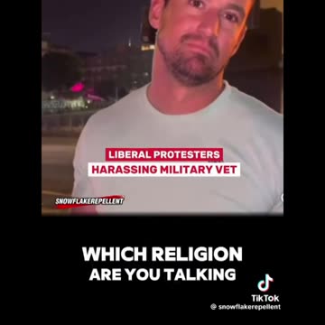 protesters Harassing Military Vet