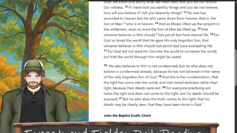 Forest and Fields Daily reading: John 3:1-21