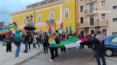 Gaza, a Bisceglie grande manifestazione per il popolo palestinese