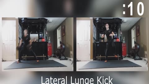 10 Min "Get Balanced" Workout #4: Warrior 3, Press, Lunge