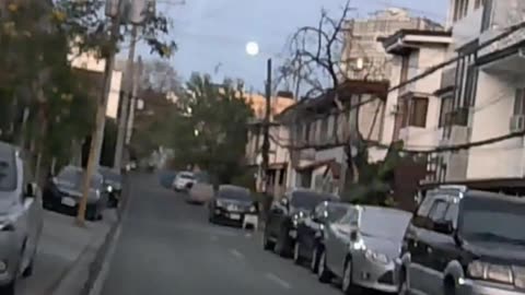 Empty Street is Malaya Street in Mandaluyong City in the Philippines