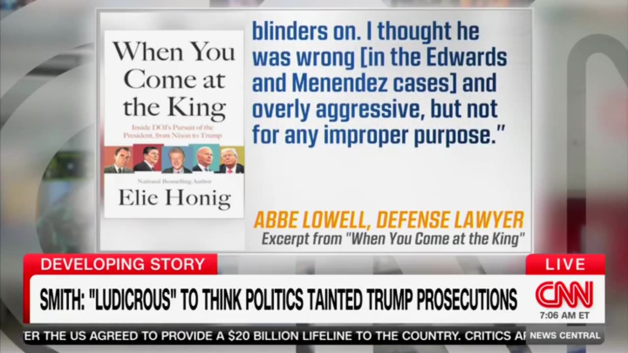 CNN’s Elie Honig Criticizes Jack Smith For Denying 2024 Election Influenced Trump Prosecution