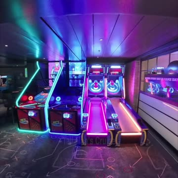 Playmakers Sports Bar & Arcade at Star of the Seas Deck 6!