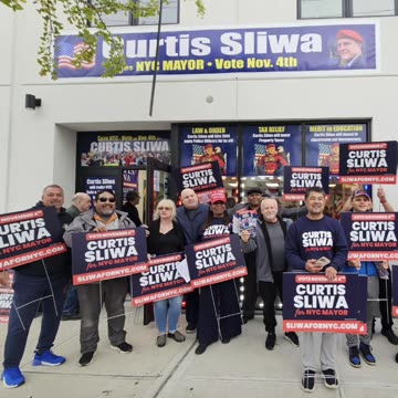 Curtis Sliwa Grand Opening of his campaign HQ