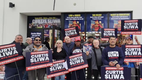 Curtis Sliwa Grand Opening of his campaign HQ