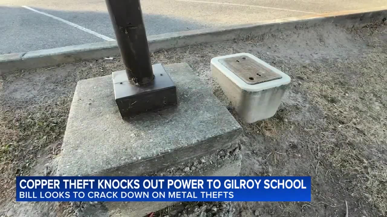 NEW: Copper wire theft knocks out power to CA School