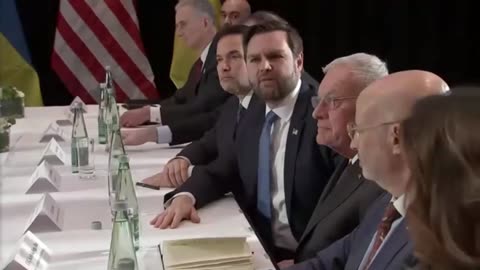 LIVE: Vance Meets With Zelenskyy
